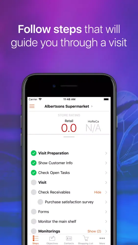 Captures d'écran de AFS Retail Execution 7.3